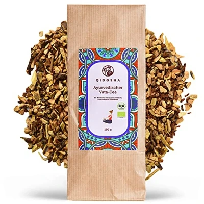 Abbildung von QIDOSHA® Ayurveda Vata Tee bio, 150 g loser Kräutertee in BIO Qualität