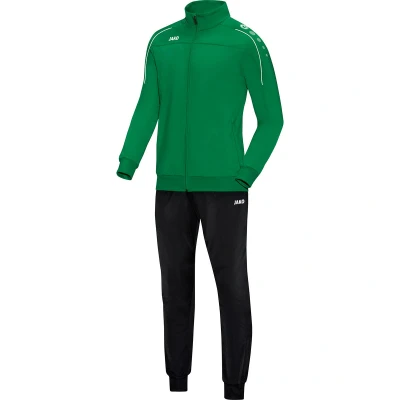 Abbildung von JAKO Kinder Classico Trainingsanzug Polyester, sportgrün, 116 EU