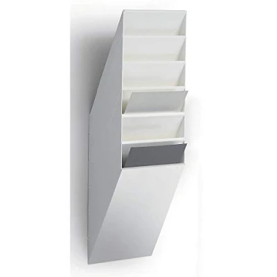 Abbildung von Durable Prospektspenderset Flexiboxx 6 A4, 1 Set, weiss, 1709760010