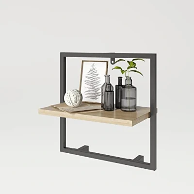 Abbildung von Phoenix Safe Wandregal SOHO, Eiche/Schwarz