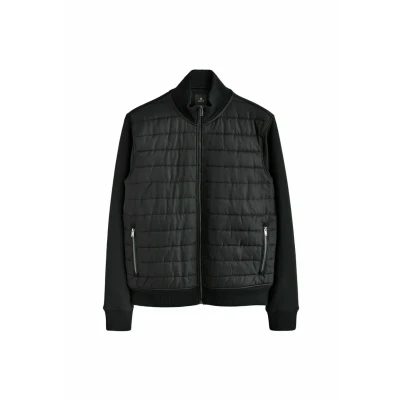 Abbildung von Next Hybrid NECK Regular FIT Übergangsjacke, Herren, Größe: XXL, Black