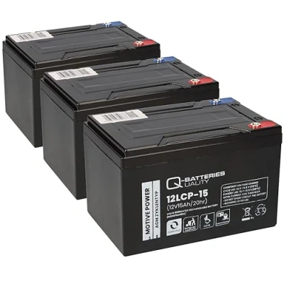 Abbildung von Akkuman.de Akku kompatibel 36V 15Ah (3x12V 15Ah) E Scooter Roller Elektromobil