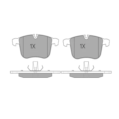 Abbildung von MEYLE 025 234 0419 Bremsbelagsatz ORIGINAL Quality Vorderachse für Verschleißwarnanzeiger vorbereitet mit Anti Quietsch Blech OPEL: Vectra C Caravan