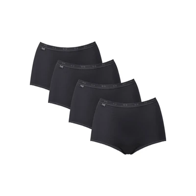 Abbildung von Sloggi Basic MAXI 4 PACK Panties, Damen, Größe: 50, Black