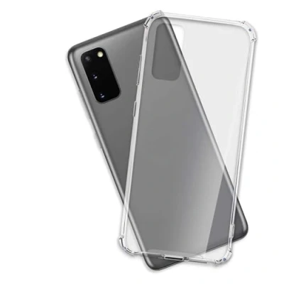 Abbildung von mtb more energy® Hülle Crystal Armor kompatibel mit Samsung Galaxy S20 (SM G980, 6.4&#039;&#039;) verstärkte Ecken Anti Shock Schutzhülle Case Cover Tasche