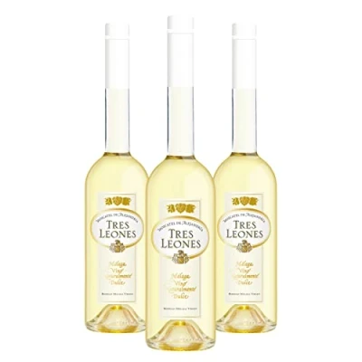 Abbildung von Tres Leones Packung mit 3 Flaschen à 50cl Süßer Wein D.O. &quot;Malaga&quot;