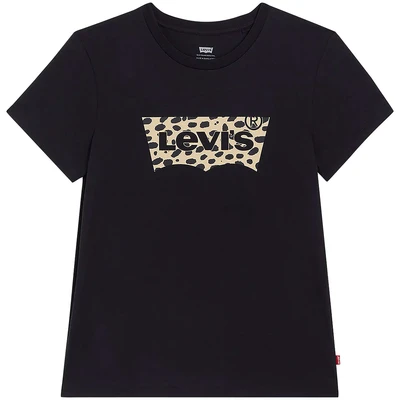 Abbildung von Levi&#039;s THE Perfect TEE Tshirt print, Damen, Größe: XS, Black