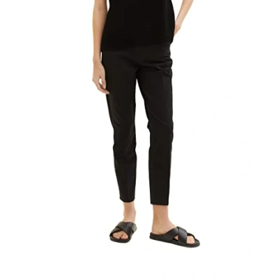 Abbildung von TOM TAILOR Damen 1037500 Hose, 14482 Deep Black, 34W / 30L