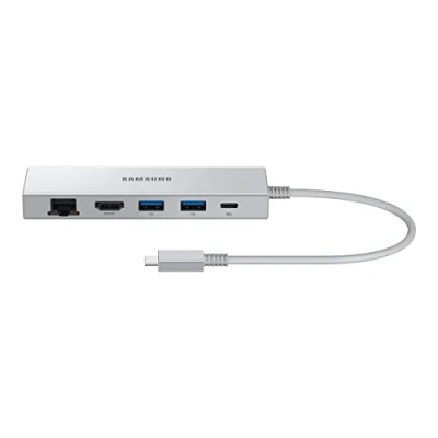 Abbildung von Samsung Multiport Adapter EE P5400 zu HDMI, RJ 45 (Ethernet), USB 3.0 Typ A, C, 20 cm