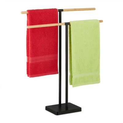 Abbildung von relaxdays Handtuchständer Handtuchhalter stehend