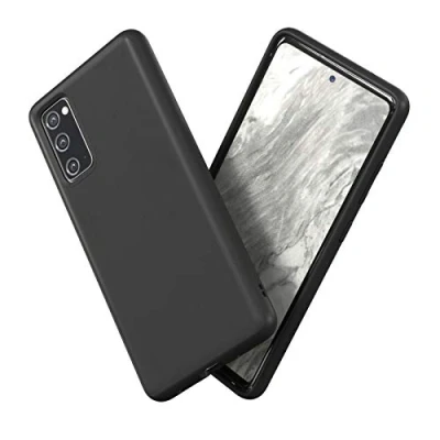 Abbildung von RhinoShield Case kompatibel mit [Samsung Galaxy S20 FE] SolidSuit Schockabsorbierende Dünne Schutzhülle Premium Finish 3.5 Meter Fallschutz Klassik Schwarz
