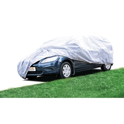 Abbildung von CARPASSION 10024 Fahrzeugabdeckung Vollgarage M 385 150 grau VOLKSWAGEN: Lupo / 3L, Polo IV Schrägheck, OPEL: Corsa B Schrägheck