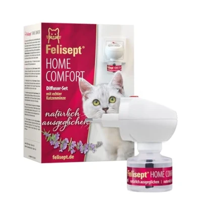 Abbildung von Felisept Katzenstreu Home Comfort Set Beruhigung Katzen(Diffusor+Flakon 45 ml)
