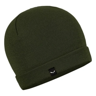 Abbildung von Salewa Puez Merino Beanie, Dark Olive, UNI58