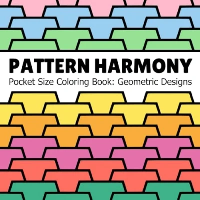 Abbildung von Pattern Harmony Pocket Size coloring Book for Adults: 50 Geometric Designs Stress Relief and Relaxation (Geometric patterns books)