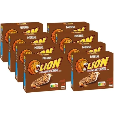 Abbildung von Nestlé Cerealien Lion Riegel, Keine Künstlichen Aromen, 8er Pack (à 4x25g)