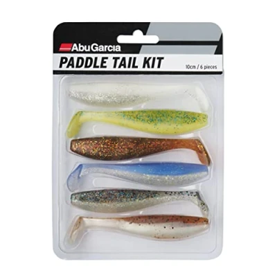 Abbildung von Abu Garcia Paddletail Kit Kunstaas Set 10cm (6 stuks) Gummifisch