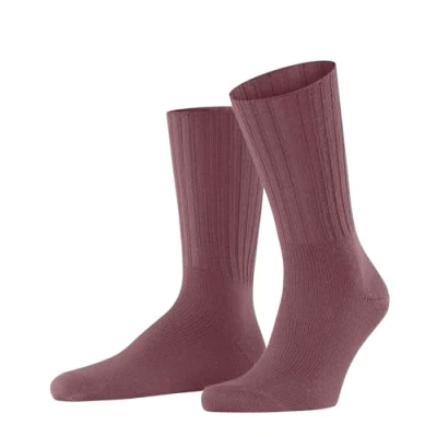 Abbildung von FALKE Herren Nelson M SO Wolle einfarbig 1 Paar Socken, Rosa (Roan Rouge 8936), 39 42