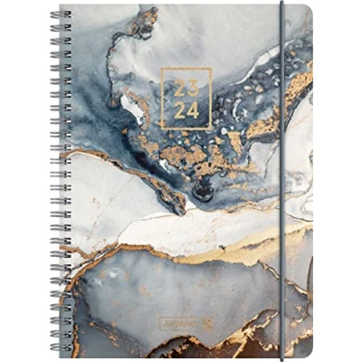 Abbildung von BRUNNEN Schülerkalender „Gemstone“ 2023/2024 2 Seiten = 1 Woche A5 mehrfarbig