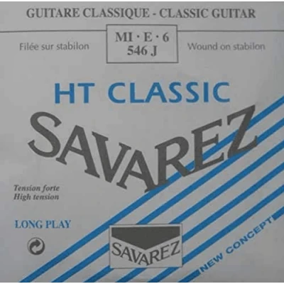 Abbildung von Savarez Konzertgitarrensaiten Alliance HT Classic 546J Einzelsaiten Mi6w hoch