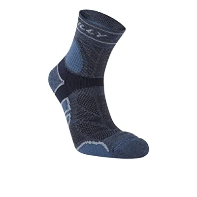 Abbildung von Hilly Unisex Trail Anklet Max Cushioning Laufsocke, Marineblau/Marineblau, M