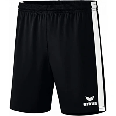 Abbildung von Erima Fussball Retro STAR kurze Sporthose, Herren, Größe: Large, Schwarz/weiss