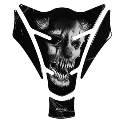 Abbildung von BIKE label Tankpad 3D Motorrad Aufkleber Tankschutz Lackschutz Clown Joker X507056
