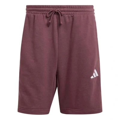 Abbildung von adidas Sportswear Essential Three Stripes Short kurze Sporthose, Herren, Größe: Small, Aurora ruby/white