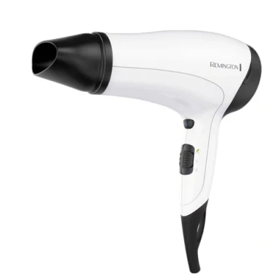 Abbildung von Remington Ionen Haartrockner [leicht &amp; kompakt] Power Volume (2000 W, kompaktes Design, Stylingdüse Diffusor, 3 Heiz 2 separate Gebläsestufen, Abkühlstufe, Eco Einstellung) D3015