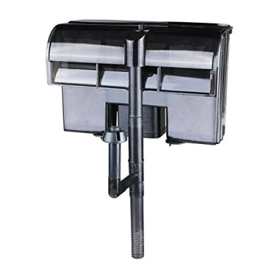 Abbildung von AquaOne Aquariumfilter Aquarium Hang On Filter HBL 701 I Außenfilter für Aquarien bis 300 Liter Hochwertiger 600 L/h Regelbarer Anhängefilter 8 Watt Pumpe