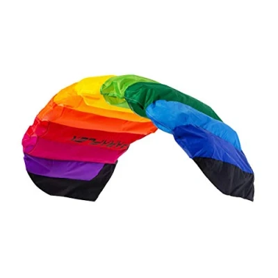 Abbildung von Lenkmatte Paraflex Basic 2.1 (regenbogen) flugfertig m. Schnur &amp; Lenkschlaufen