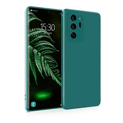 Abbildung von MyGadget Hülle für Samsung Galaxy Note 20 Ultra robuste Silikon Schutzhülle TPU Case Slim Silikonhülle Back Cover Kratzfest Handyhülle Olivgrün
