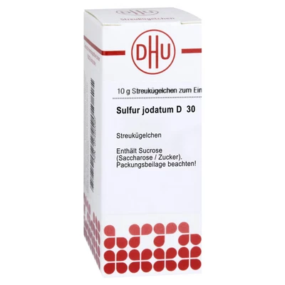 Abbildung von Sulfur Jodatum D 30 Globuli 10 g