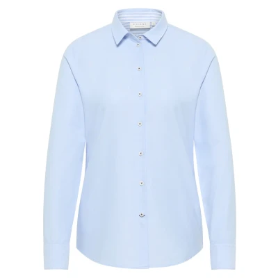 Abbildung von Eterna Oxford Regular FIT Hemdbluse, Damen, Größe: 34, Hellblau