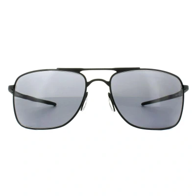 Abbildung von Oakley Herren OO4124 GAUGE 8 412401 Gläser SONNENBRILLEN Metall Schwarz Grau Quadratisch Normal Prizm
