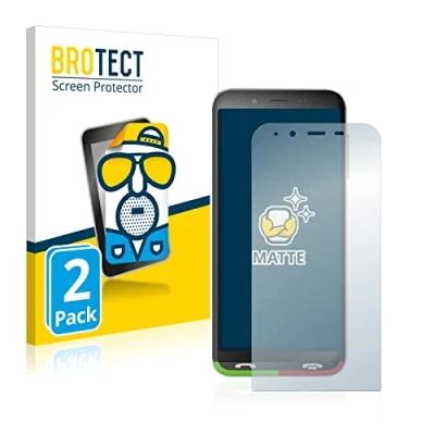 Abbildung von BROTECT Entspiegelungs Schutzfolie für Emporia SuperEasy (2 Stück) Matte Displayschutz Folie, Anti Reflex, Fingerprint
