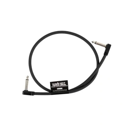 Abbildung von Ernie Ball Flex Patch Kabel 61 cm Schwarz Einzel