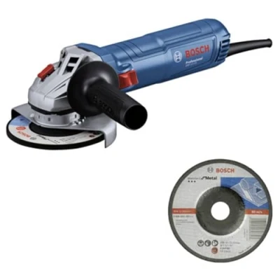 Abbildung von Bosch Winkelschleifer GWS 12 125 Professional+ Schruppscheibe blau 1.200 (06013A6100)