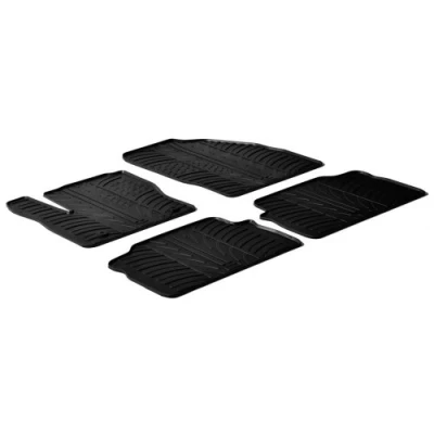 Abbildung von Gledring 0288 Fußmattensatz Gummi vorne und hinten 4 schwarz 750mm 550mm FORD: KUGA 1