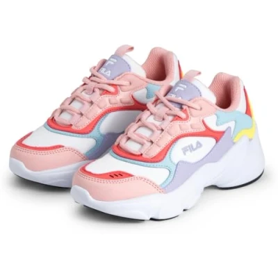 Abbildung von Fila Collene KIDS Unisex Sneaker low für Kinder, Größe: 31, White/powder pink Schuhe