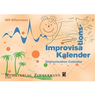 Abbildung von Improvisations Kalender: enthält für jede Woche des Jahres ein Blatt mit einer zur Improvisation anregenden Graphik.