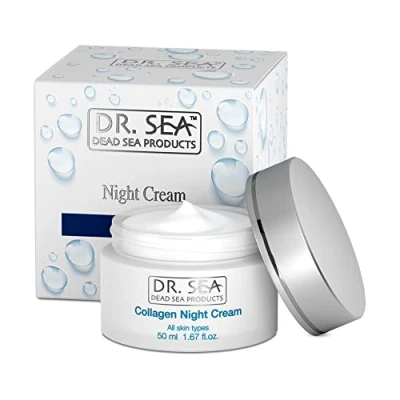 Abbildung von Dr. Sea Kollagen Nachtcreme, Faltencreme, Anti Aging, einzigartige Creme, 50 ml