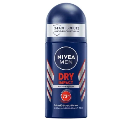 Abbildung von 6x NIVEA Men &quot;Dry Impact / Anti transpirant 72h&quot; Deo Roll on 50ml