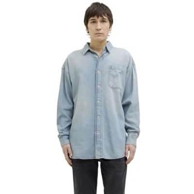 Abbildung von Jack &amp; Jones Jorsantorini Shirt Hemd, Herren, Größe: Small, Blue denim