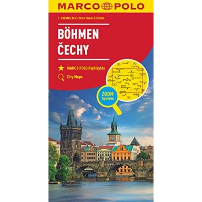 Abbildung von MARCO POLO Regionalkarte Westböhmen, Mittelböhmen 1:200.000: Wegenkaart Schaal 1 : 200.000