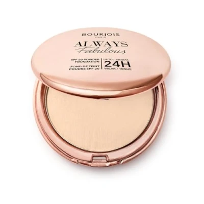 Abbildung von Bourjois Always Fabulous 425 Honey Gesichtspuder, leichte Formel, langanhaltender Halt bis zu 24 h, LSF 20, Hyaluronsäure, natürliches Mattes Finish, 7 g