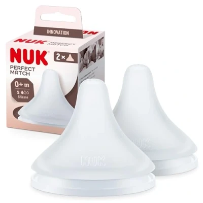 Abbildung von Silikonnippel, S Loch, 2 Stück, Nuk