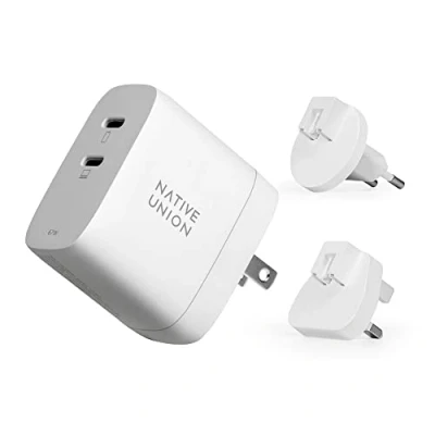Abbildung von Native Union Schnelles GaN Ladegerät PD 67W Ultra Kompaktes Power Delivery fähiges USB C (bis zu 67 W) Für MacBook Pro, iPads, iPhones und Mehr (Weiß)