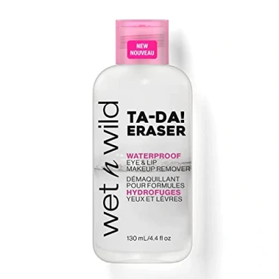 Abbildung von Wet n Wild TA DA! Make Up Entferner, Cleanser/Gesichtsreinigung zum Entfernen von wasserfestem Augen und Lippen up, silikonfrei, 130 ml