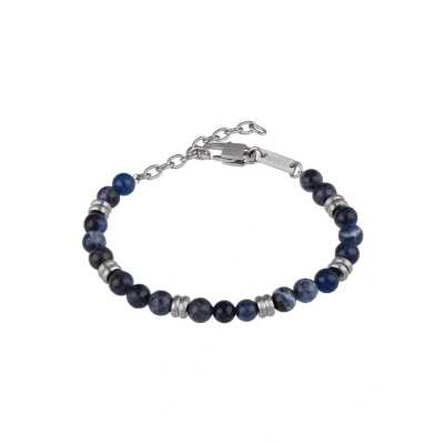 Abbildung von Breil Armband silverblu, Herren, Größe: One Size, Silver blu